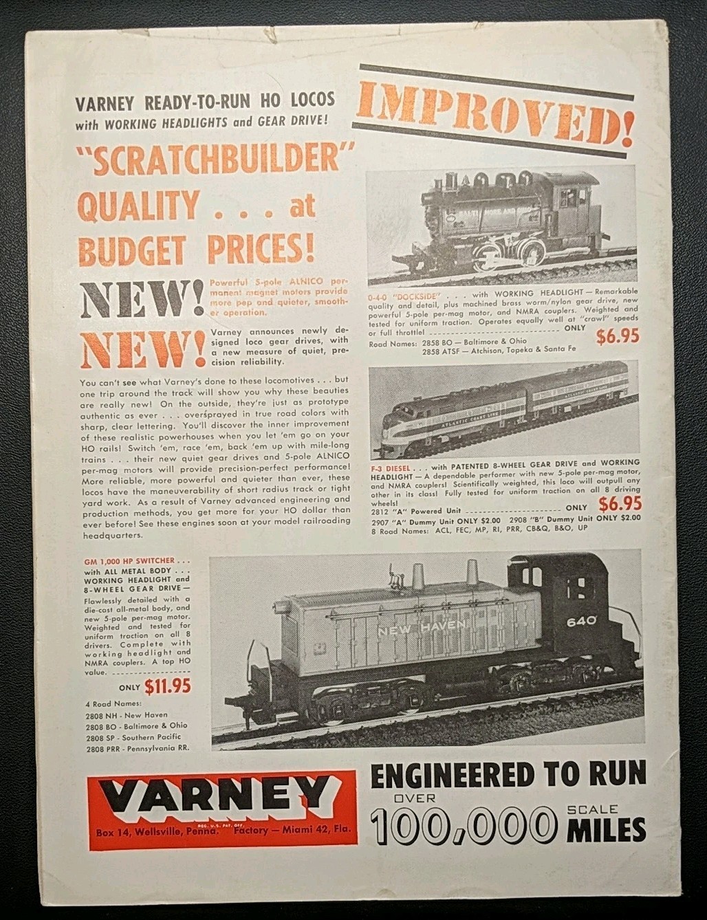 1961 Year MR HO Scale Model Railroader Magazine Lot of 12 (Full Year)