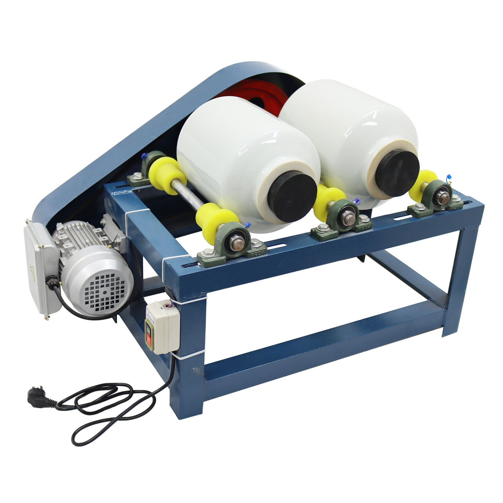 220V Horizontal Drum Ball Mill Grinding Machine 10L Grinder Mixer for Glaze Quar