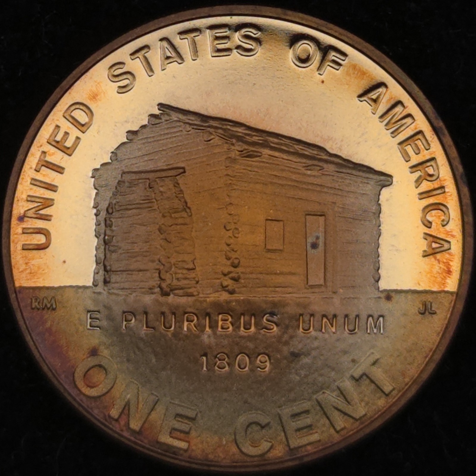 2009-S Lincoln Bicentennial Cent 🌈 COLOR - Choice Gem Proof - Birthplace *89