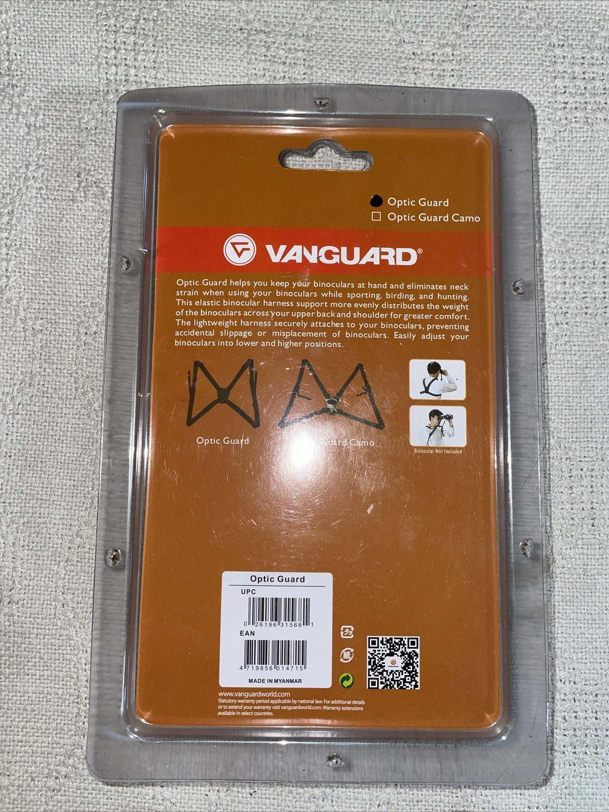 Vanguard Binocular Harness Optic Guard