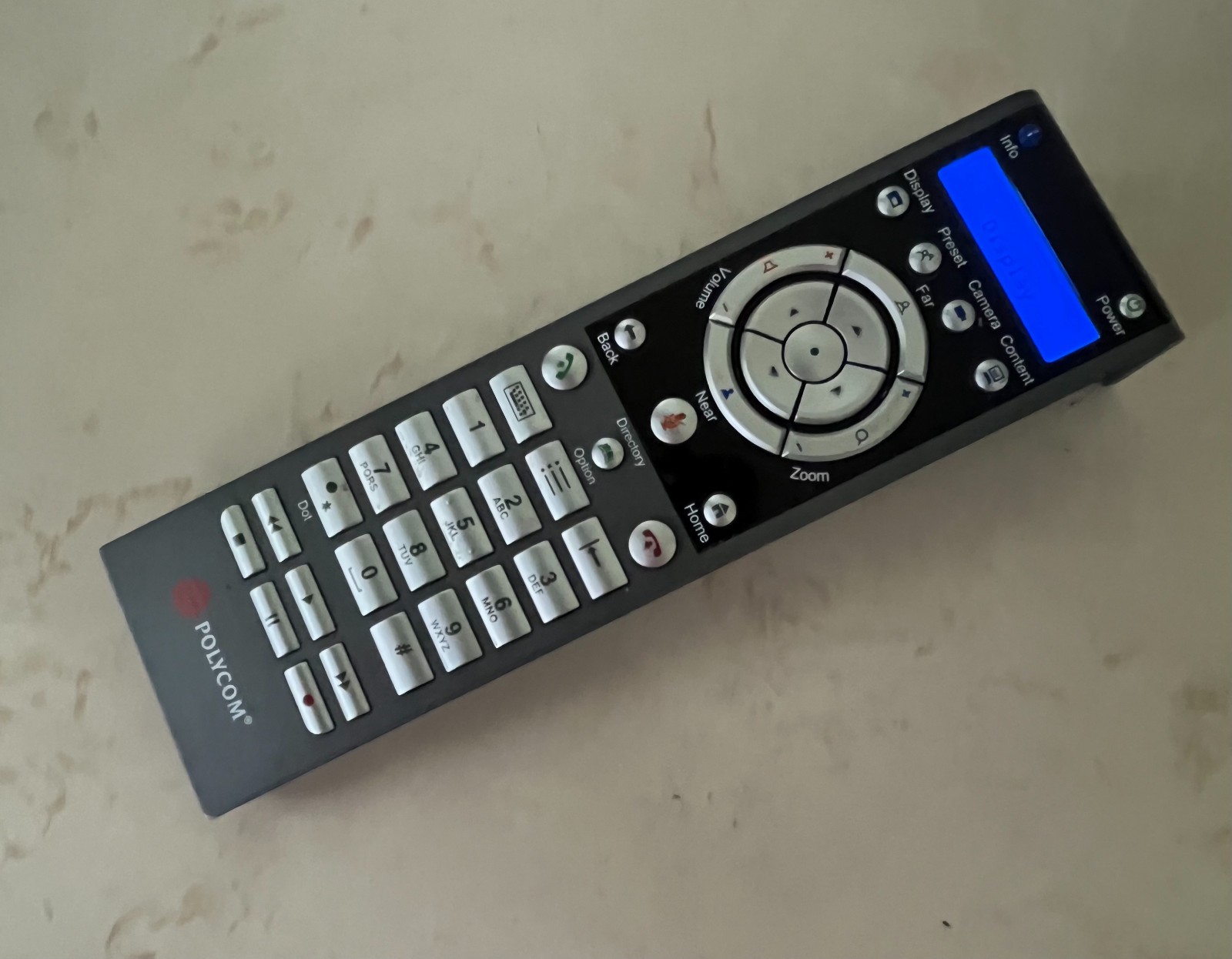POLYCOM HDX Remote Control 6000 7000 8000 9000 Series Video Conference Systems