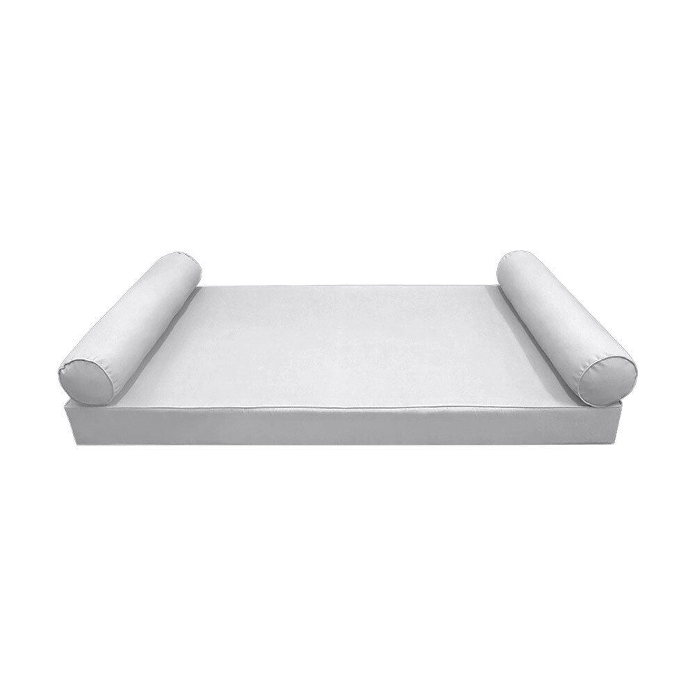 STYLE5 Mattress & Pillow Daybed Porch Swing Piped Trim Queen AD105 |COVERS ONLY|