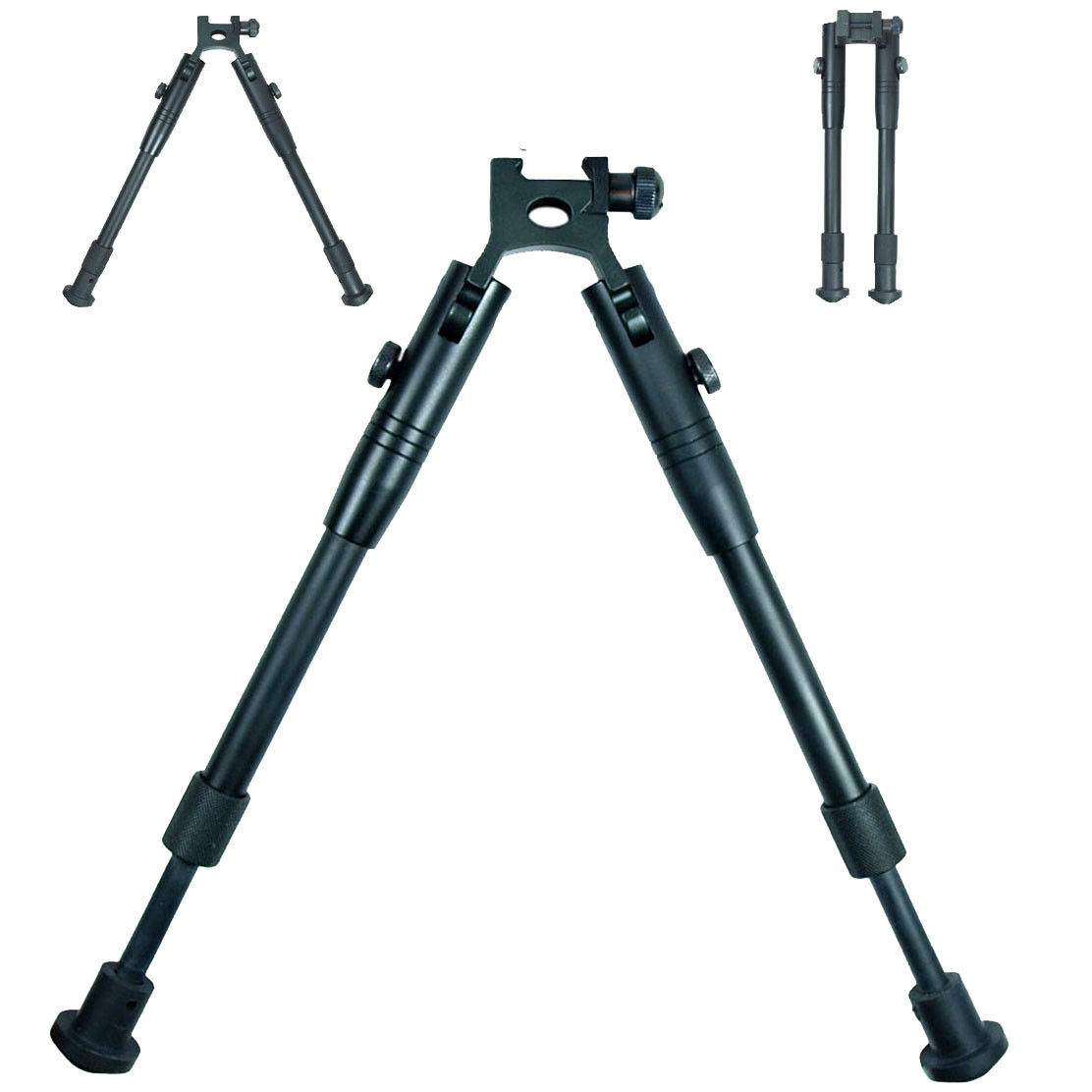 Bipod Mount Adjustable Spring Return Rail Mount Bipod for 20mm Picatinny Rail