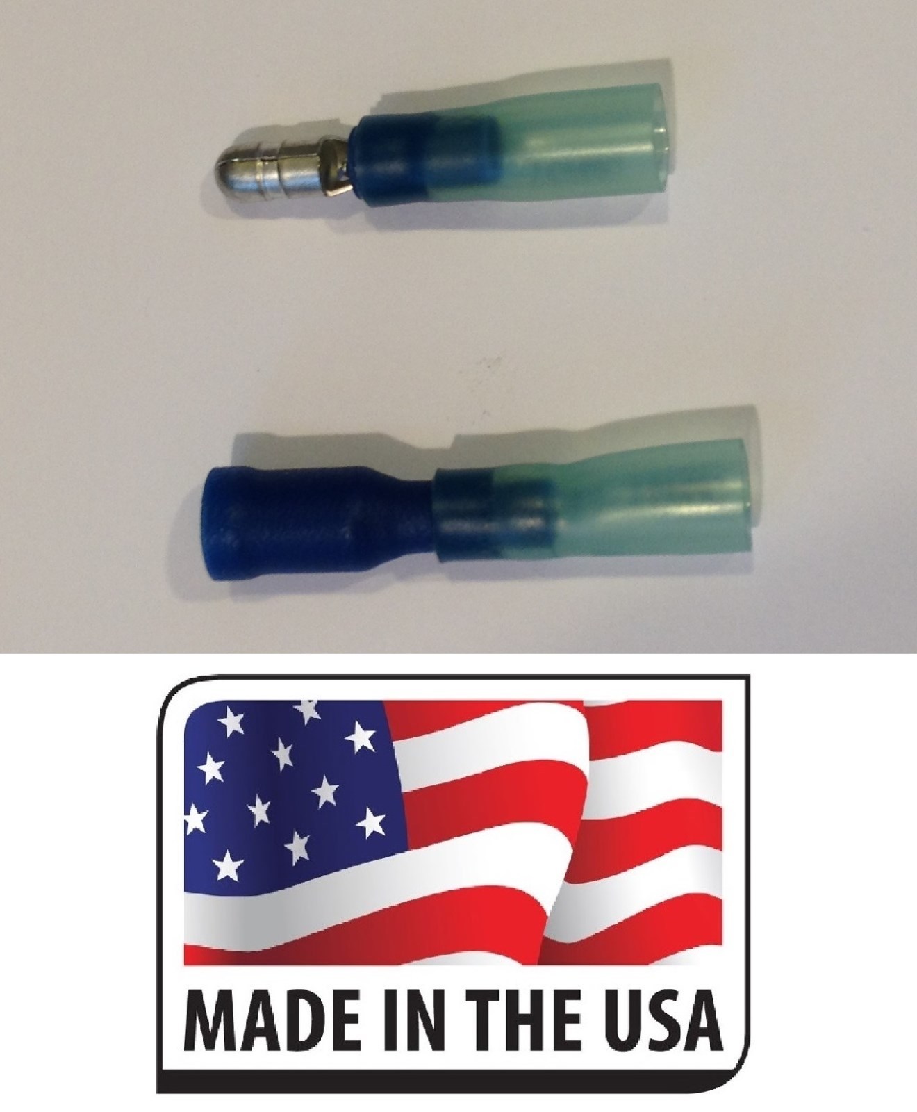 (20) 16-14 GA. .180 SIZE 3M HEAT SHRINK BULLET CONNECTOR (MALE/FEMALE)