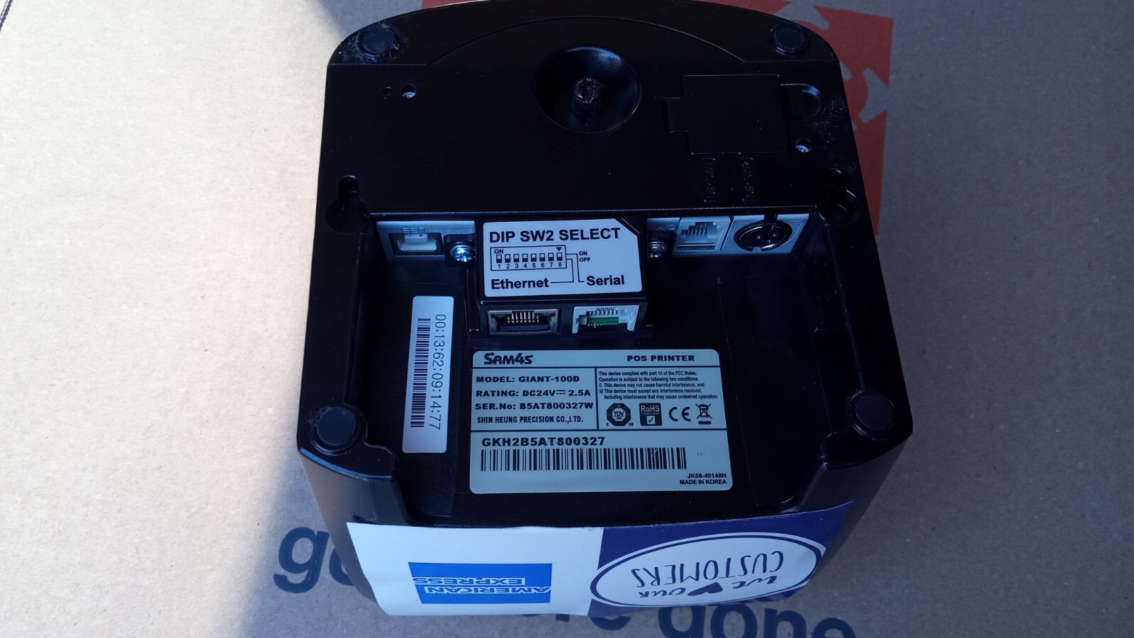 SAM4S GIANT-100D Compact Thermal POS Receipt Printer