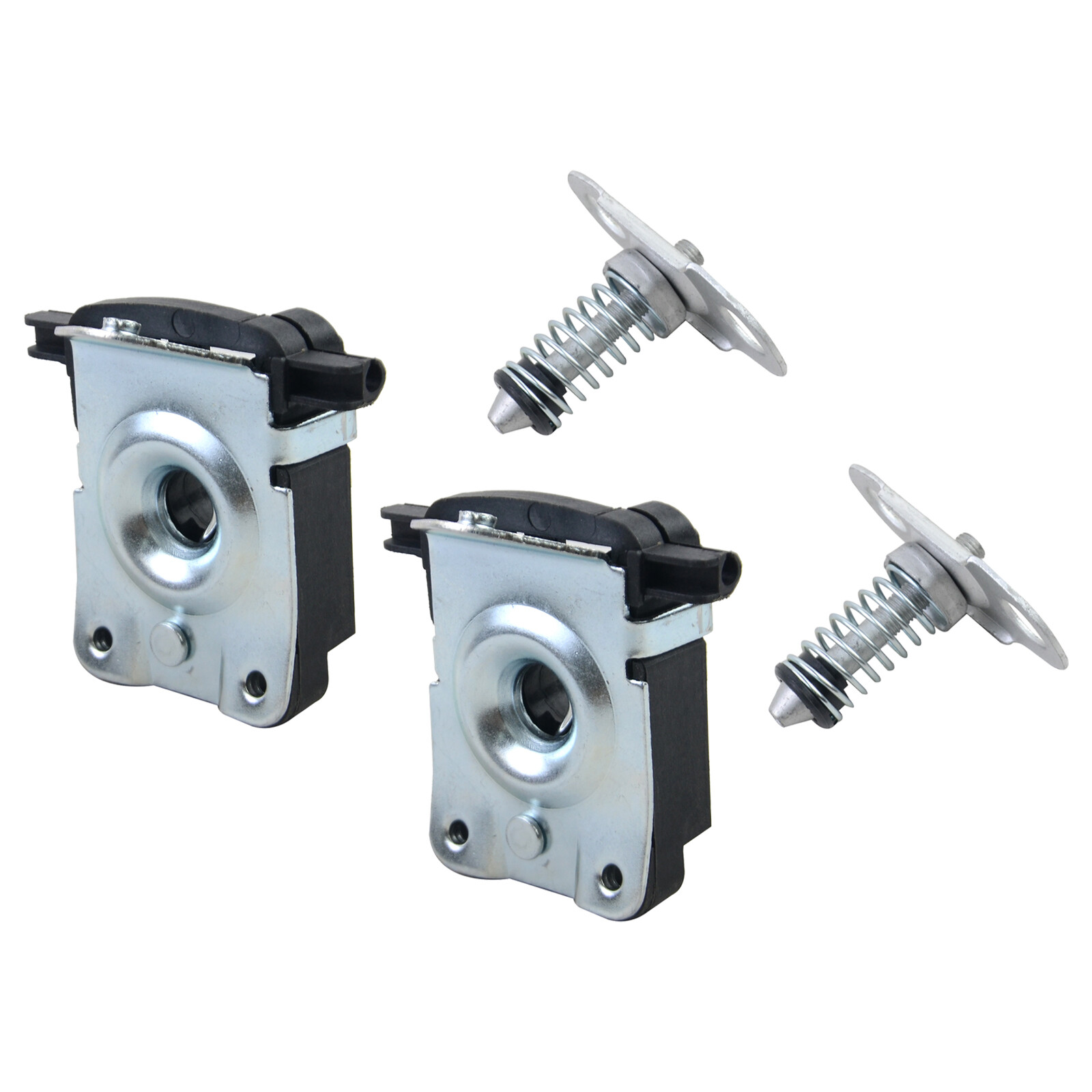 4* Catch Latch Hood Lock Lower&Upper Left&Right for 1999-06 BMW E46 E39 E52 E53