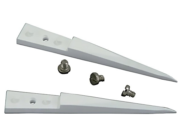 A72MZ end piece set 45mm tip f. Tip: Flat Universal 2pcs IDEAL TEK