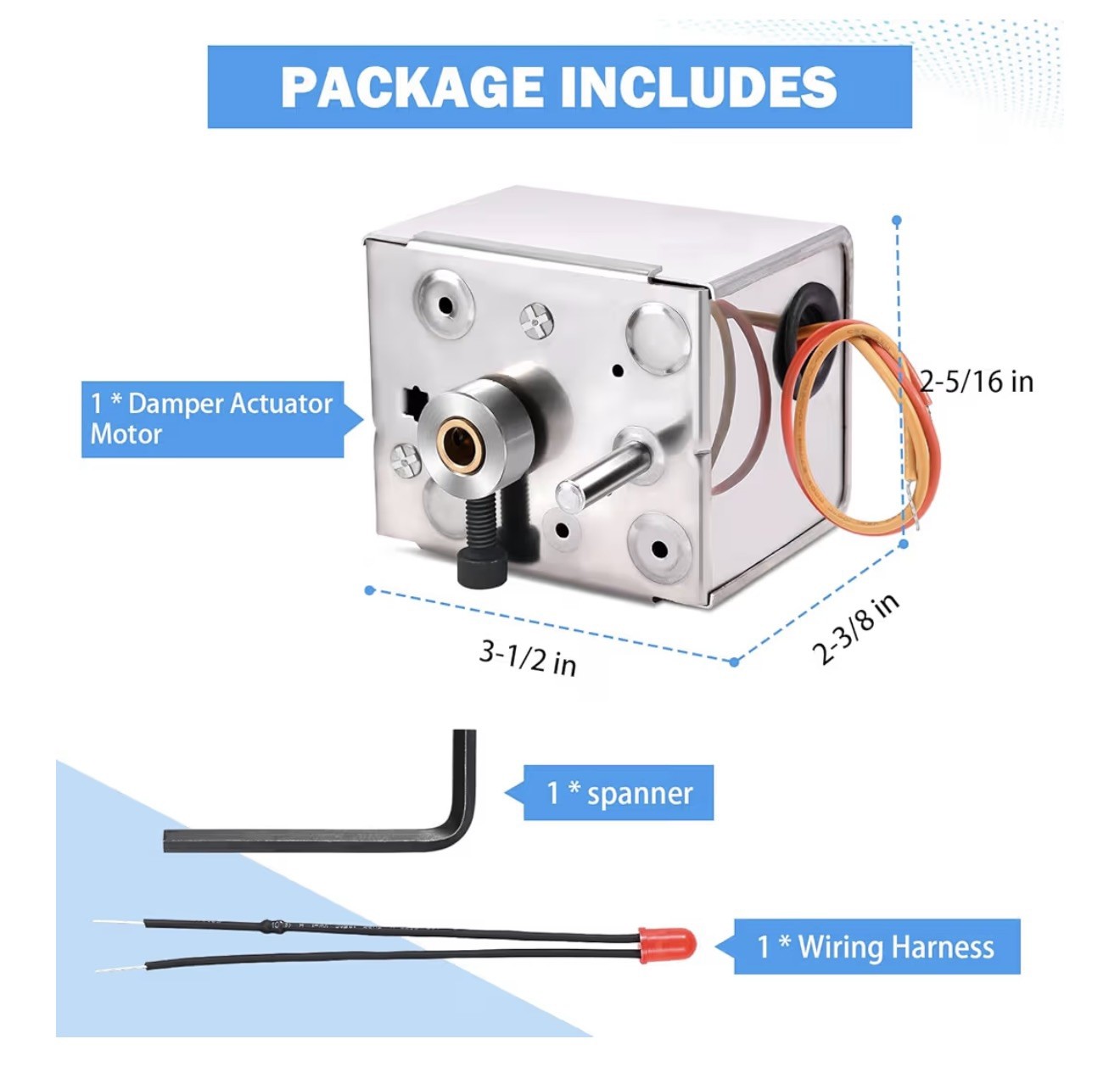High-Quality M847D1004 Damper Motor Actuator for Efficient HVAC Performance