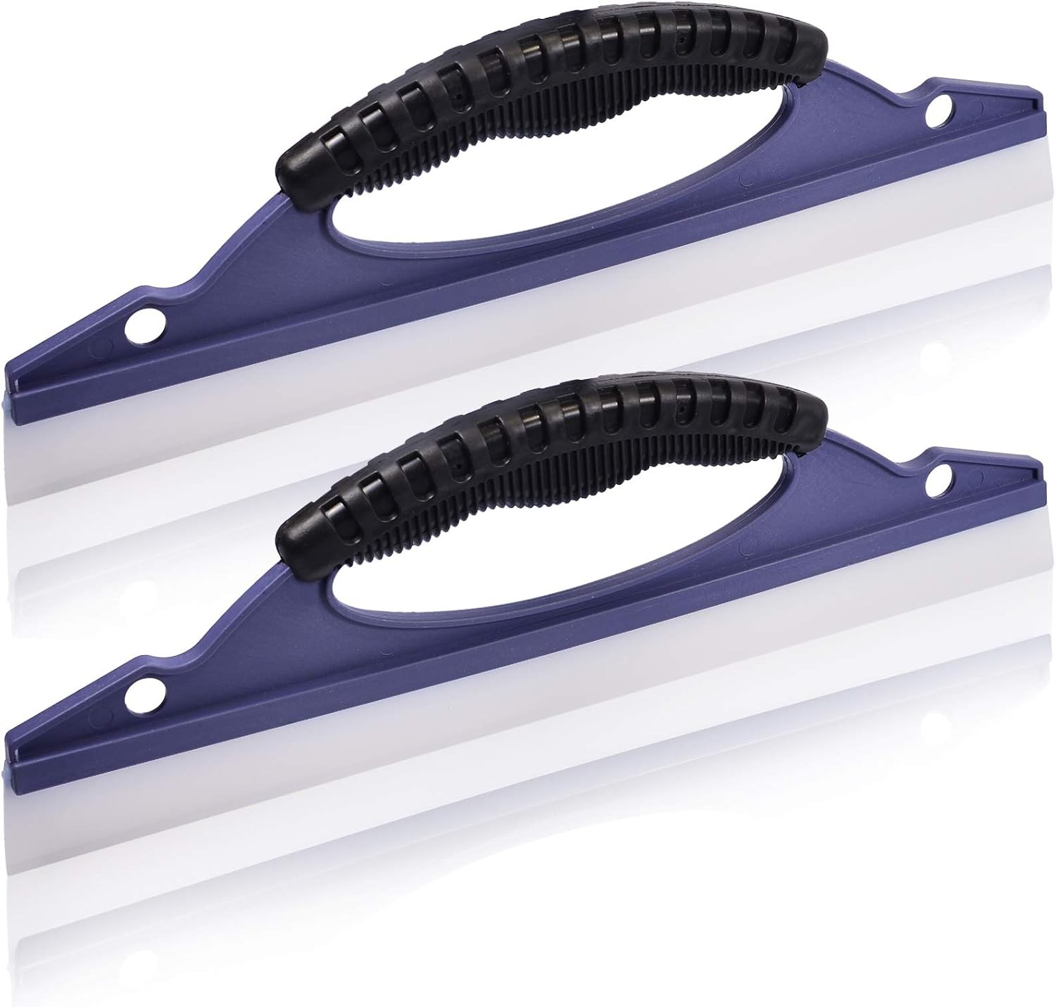 Window Washing Squeegee Silicone Water Blade with Ergonomic Grip, for Bathroom
