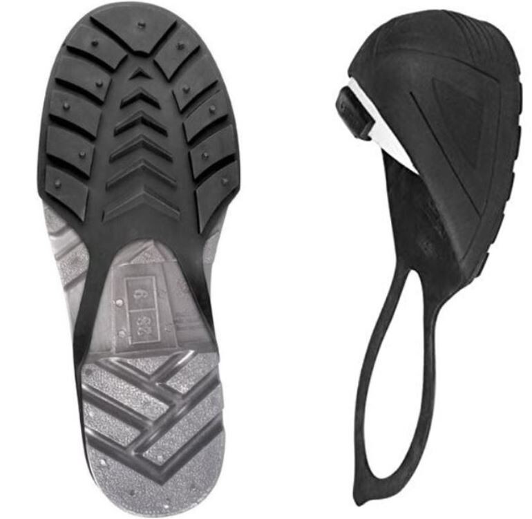 Oshatoes Steel Toe Cap Safety Overshoe, OSHA Compliant, Small White, 1 Pair