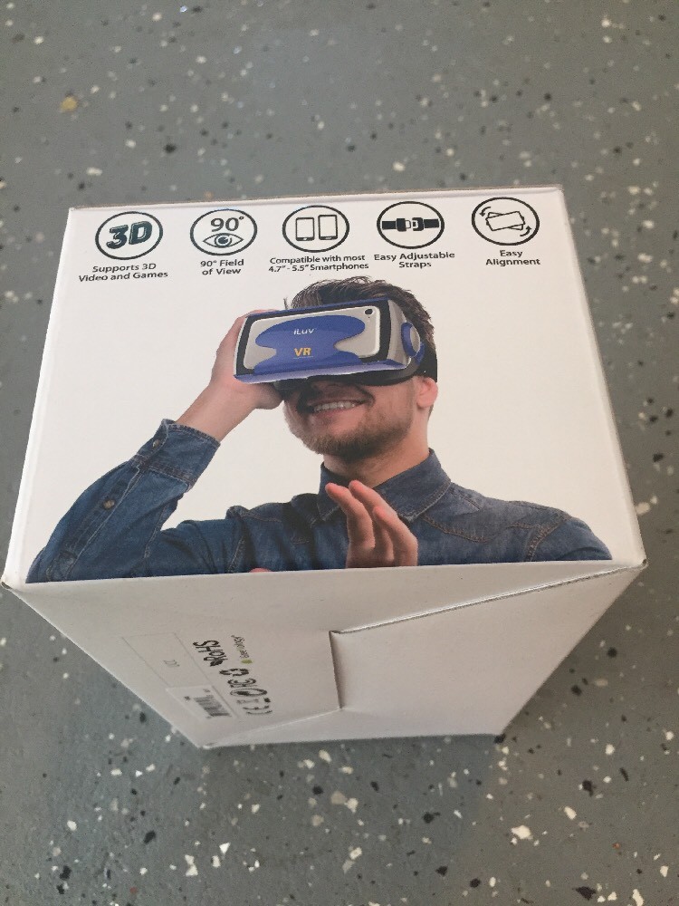 iLuv 3D Virtual Reality Headset for Smartphone - Blue