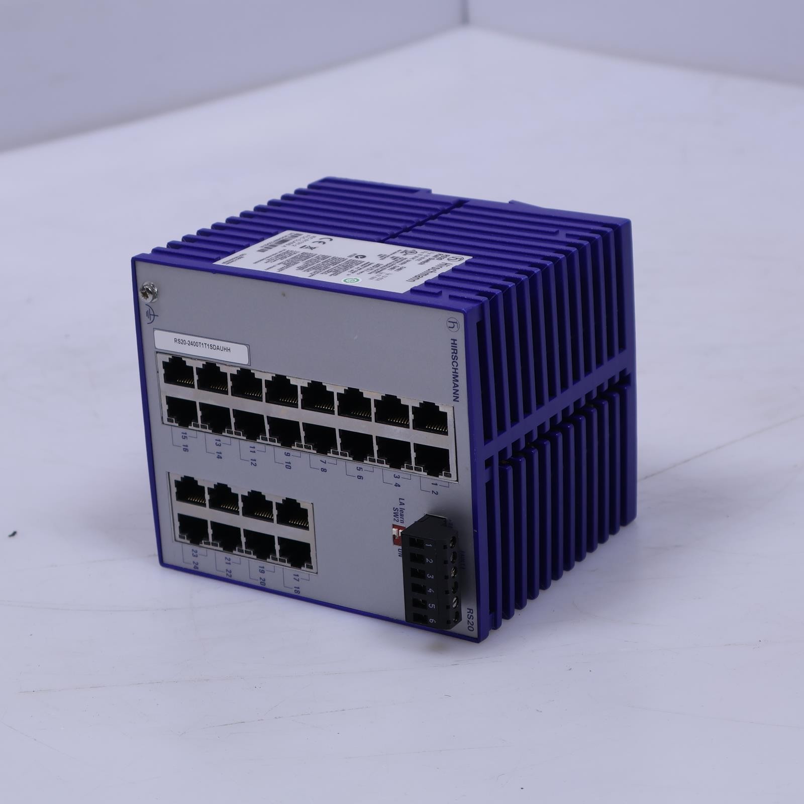 Hirschmann RS20 Rail Switch 24 Port Ethernet Network Switch