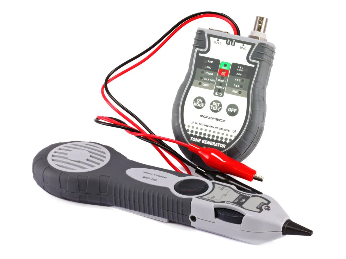 Monoprice Multifunction RJ-45, BNC, & Speaker Wire Tone Generator, Tracer