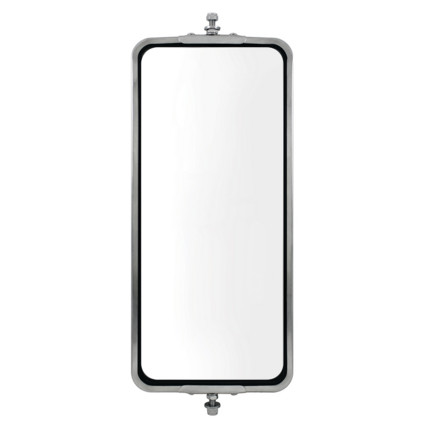 United Pacific 60028 West Coast Mirror, 7" x 16" Stainless Steel, Non Heated