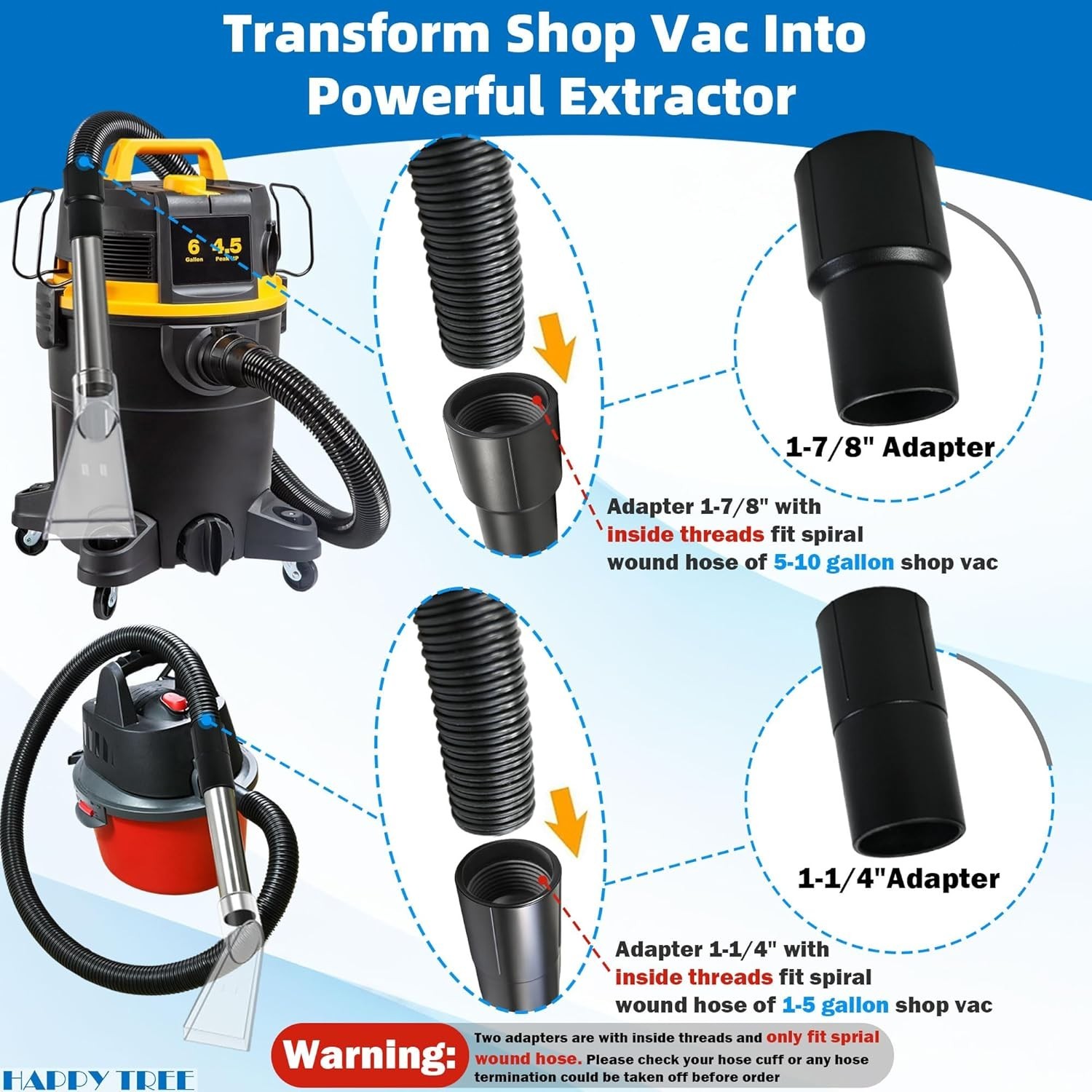 Extractor Attachment Vacuum Extractor Tool for Carpet Upholstery Car