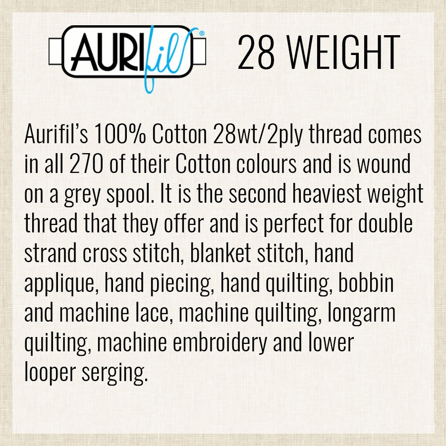 Light Sand 2000 | 28wt Small Spool 100M / 109Y | Aurifil