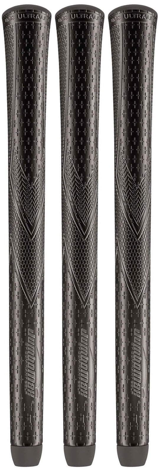 JumboMax JMX Ultralite BLACKOUT Golf Grips -XL "X-Large" (+3/8") - SET OF 3