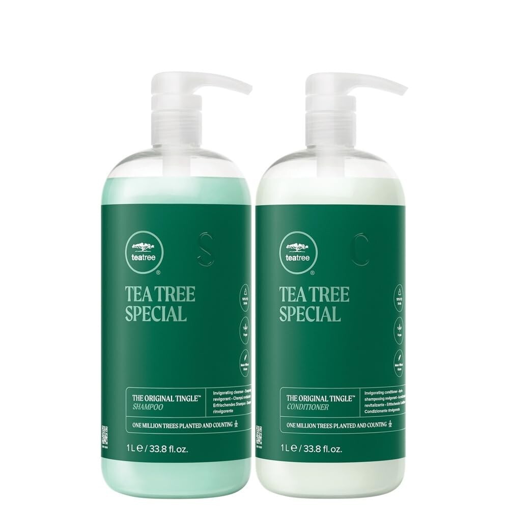 Paul Mitchell Tea Tree Special Shampoo & Special Conditioner Duo 33.8 oz 1 Liter