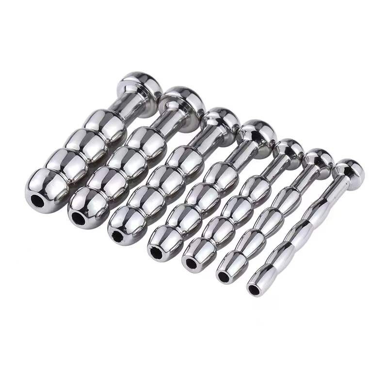 Male Urethral Dilator Through-hole Urethral Sound Penis Plug USA