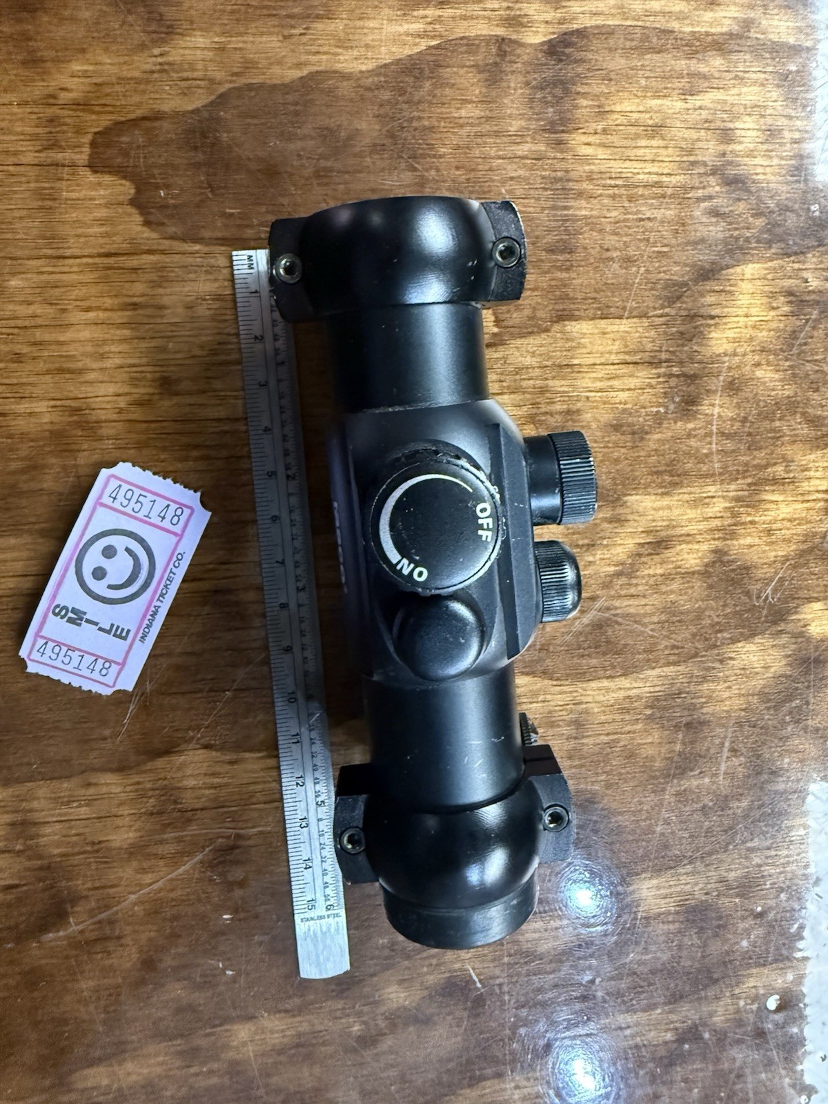 Tasco PDP2 Pro Point Red Dot Sight Scope PDP2BD With Rings