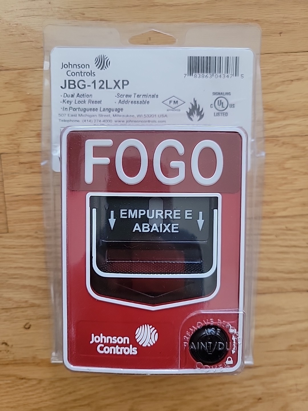 Johnson Controls JBG-12LXP  in Portuguese See photo