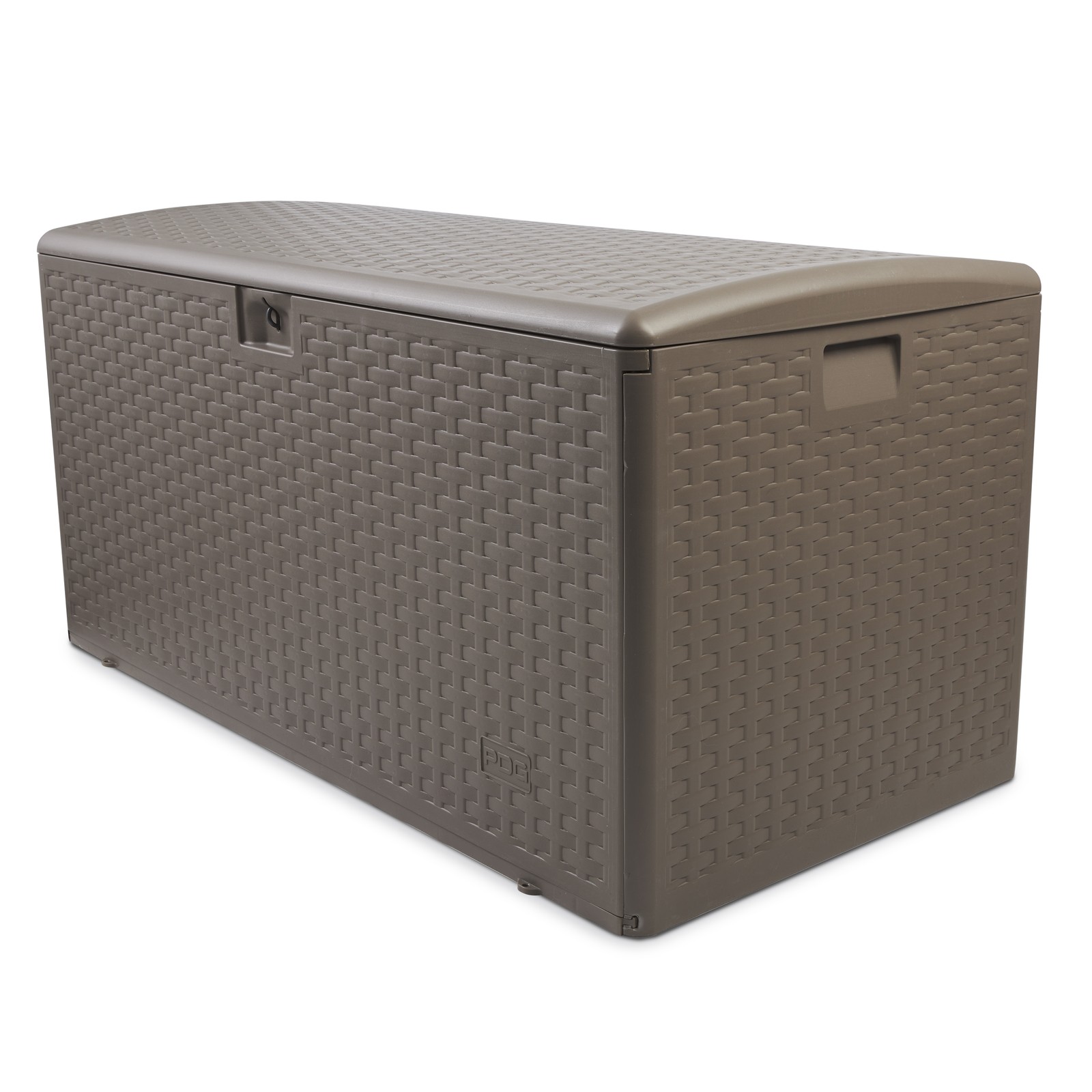 Plastic Development Group HDEDB99G 99-Gallon Resin Storage Deck Box, Driftwood