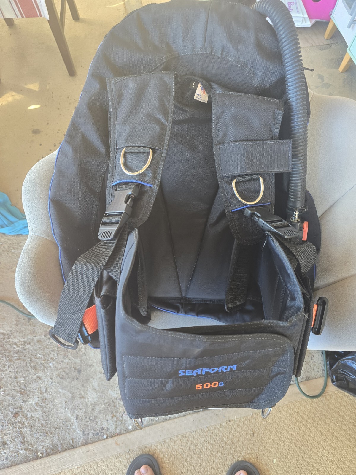 Seaform 500s  Balance Size L Scuba Diving  USED
