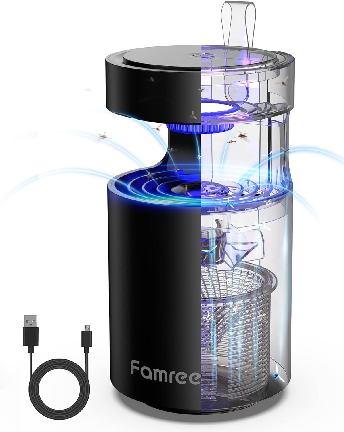Electric Fly Bug Zapper Mosquito Insect Killer LED Light Trap Pest Control Lamp