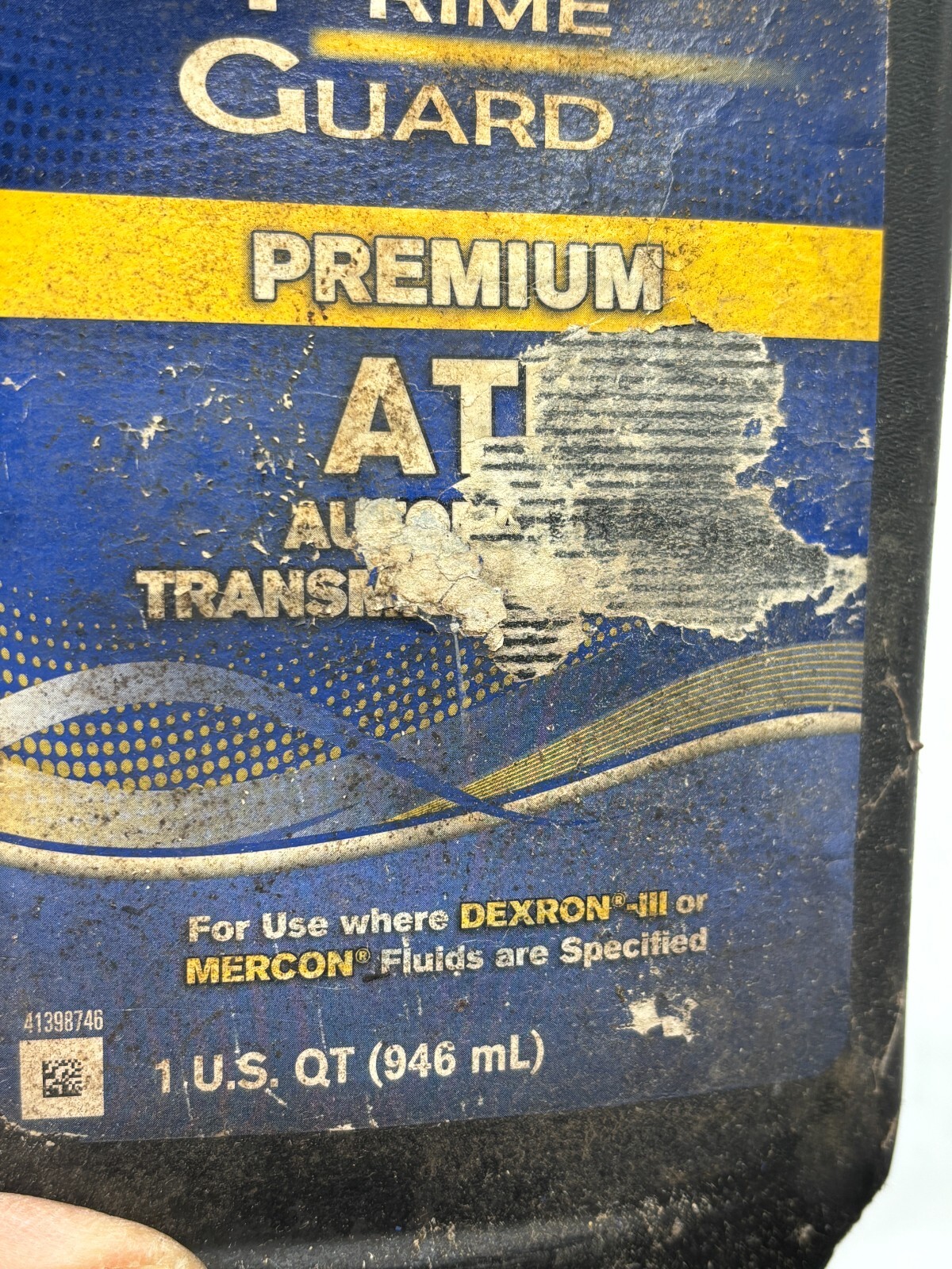 Prime Guard Premium Automatic Transmission Fluid ATF - 1 US Quart - 41398746 ✅