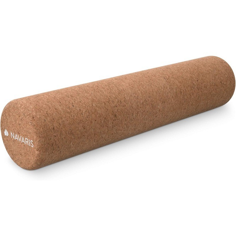 Cork Roller Fitness Sport Yoga Cork Tube for Legs Back Muscles Medium 4 x 18"
