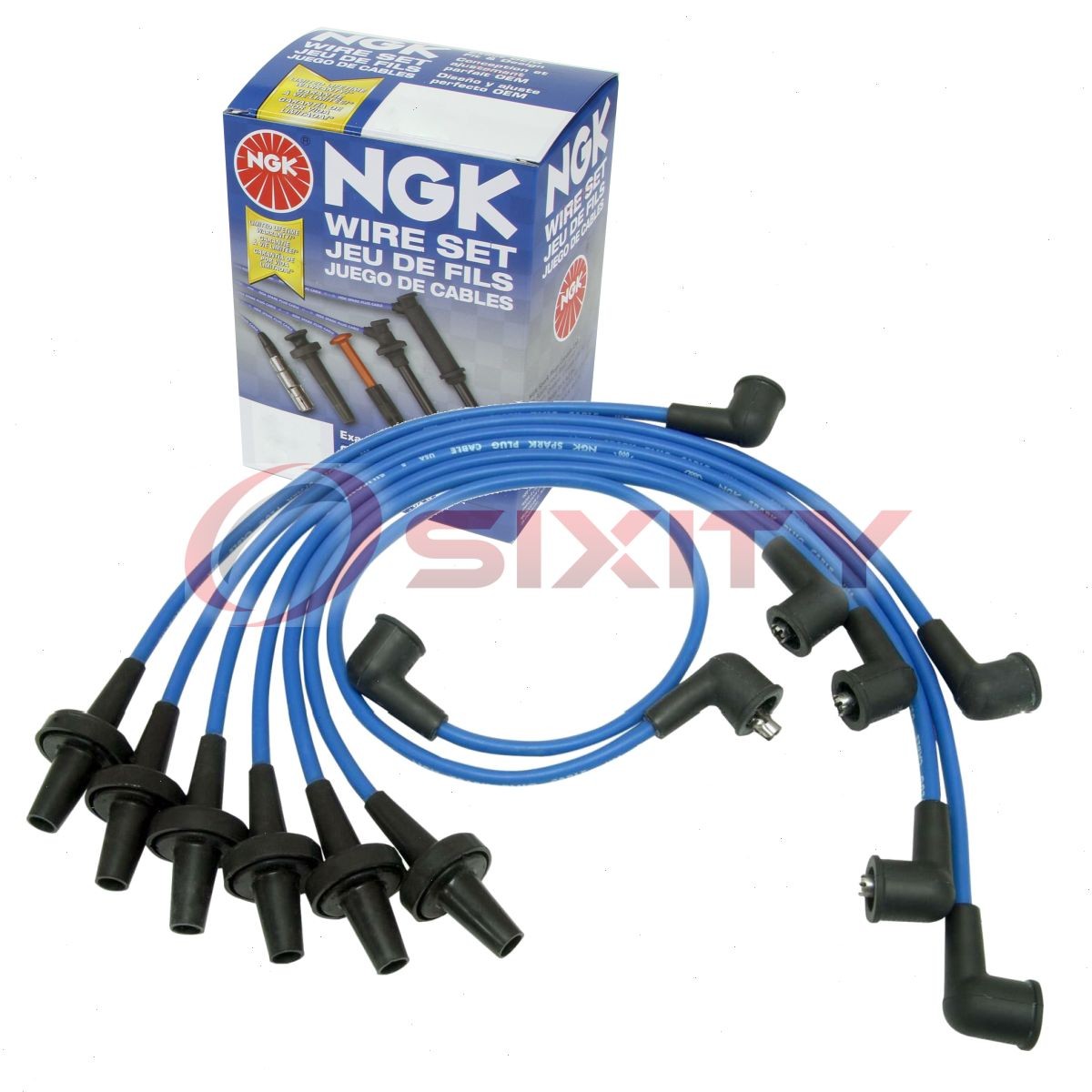 1 pc NGK Spark Plug Wire Set for 1967-1973 Triumph GT6 2.0L L6 - Engine Kit sb