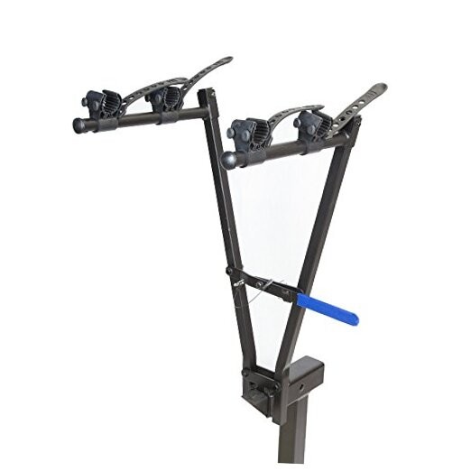 Advantage V-Rack 2-Bike Hitch Carrier – Tow While You Transport, Lockable