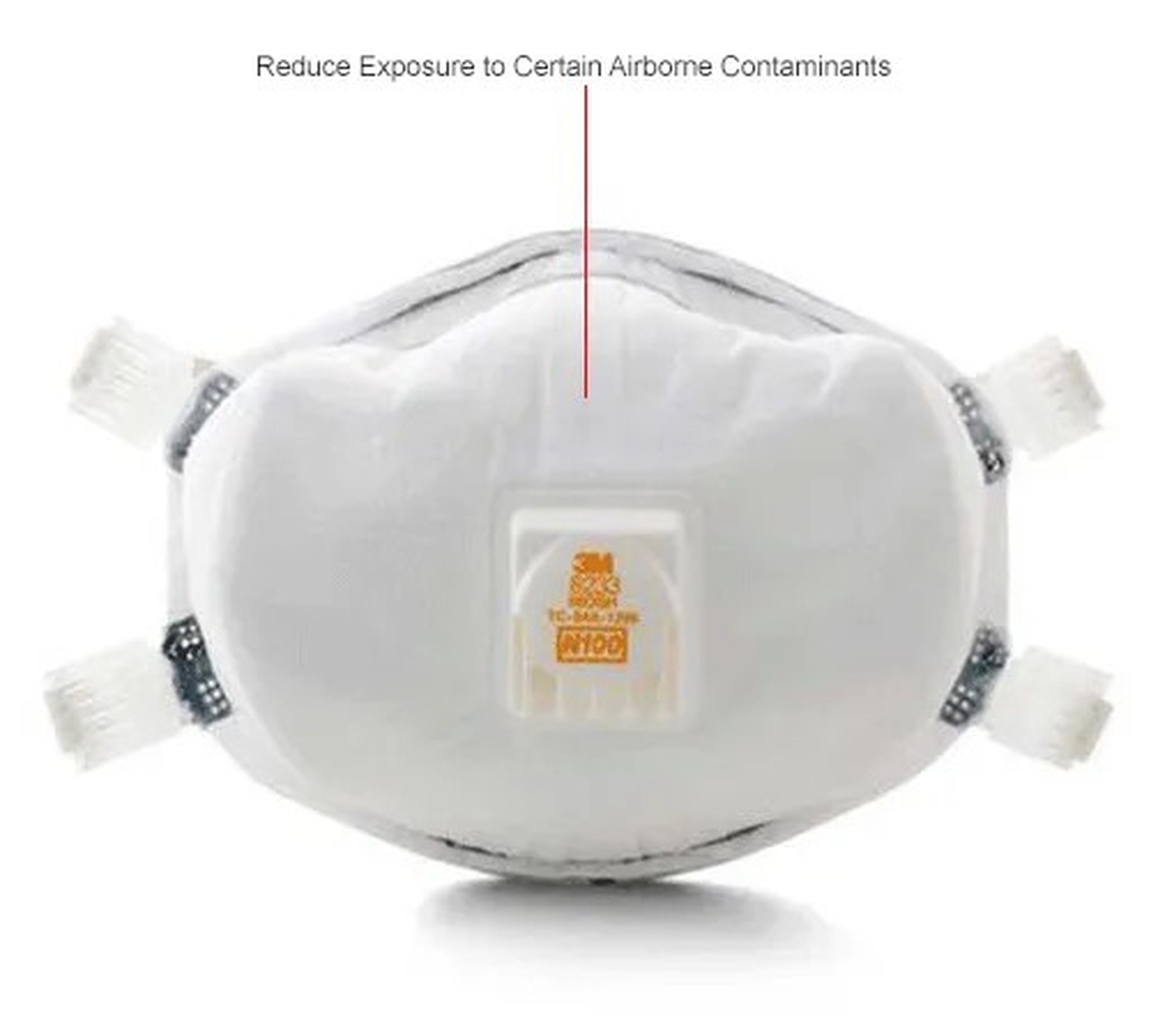 3M? 8233 N100 Disposable Particulate Respirator, 1 Each