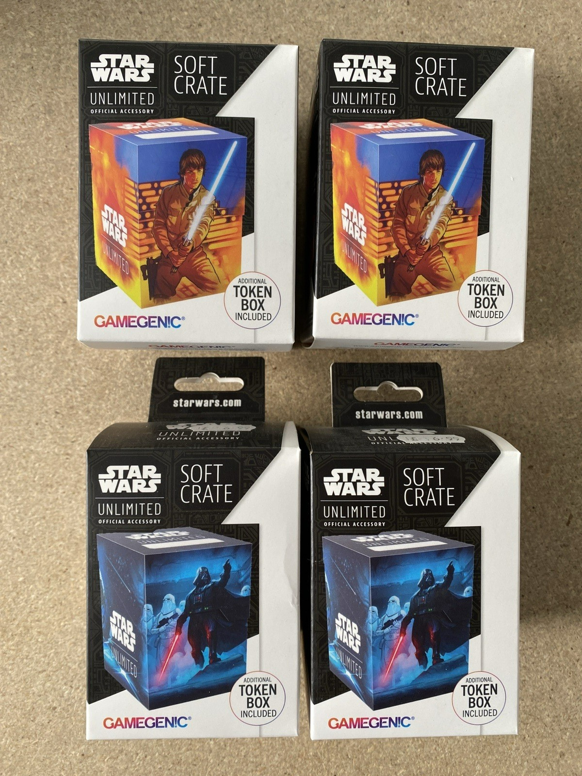 STAR WARS UNLIMITED SOFT CRATE x 4, GameGenic