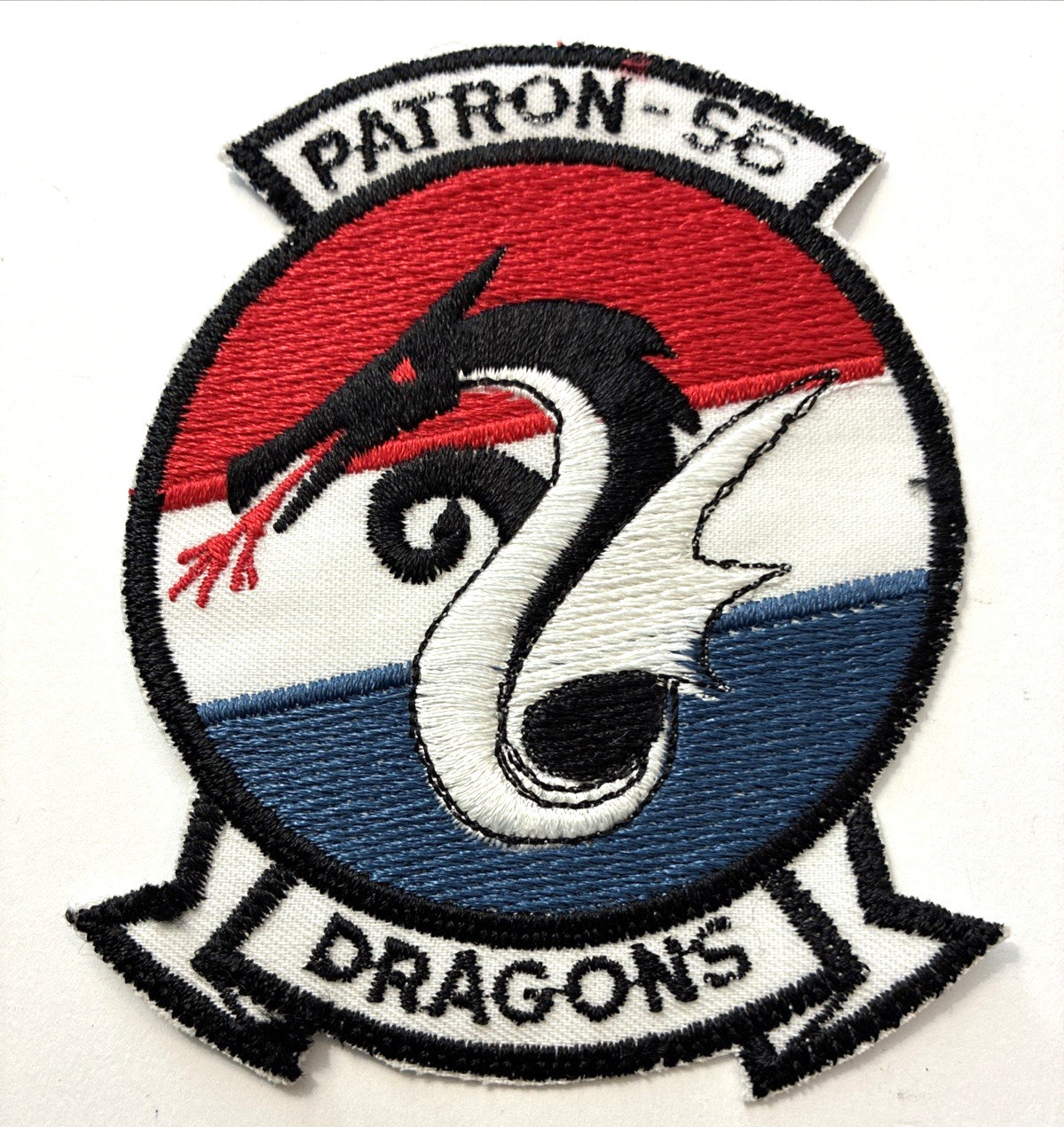US Navy Patron -56 Dragons Patch 5"-