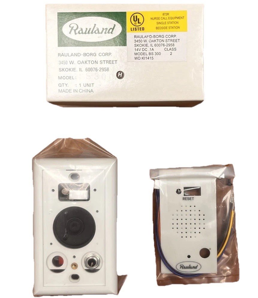 New!! Rauland-Borg Nurse Call Single Patient Station BS300