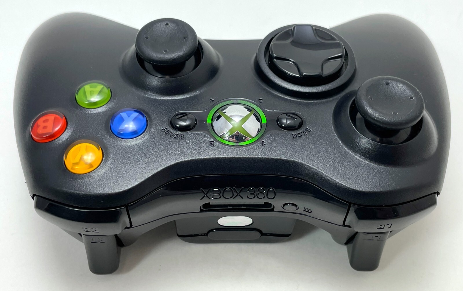 Official Microsoft Xbox 360 & Windows Black Wireless Controller 1403 OEM gamepad
