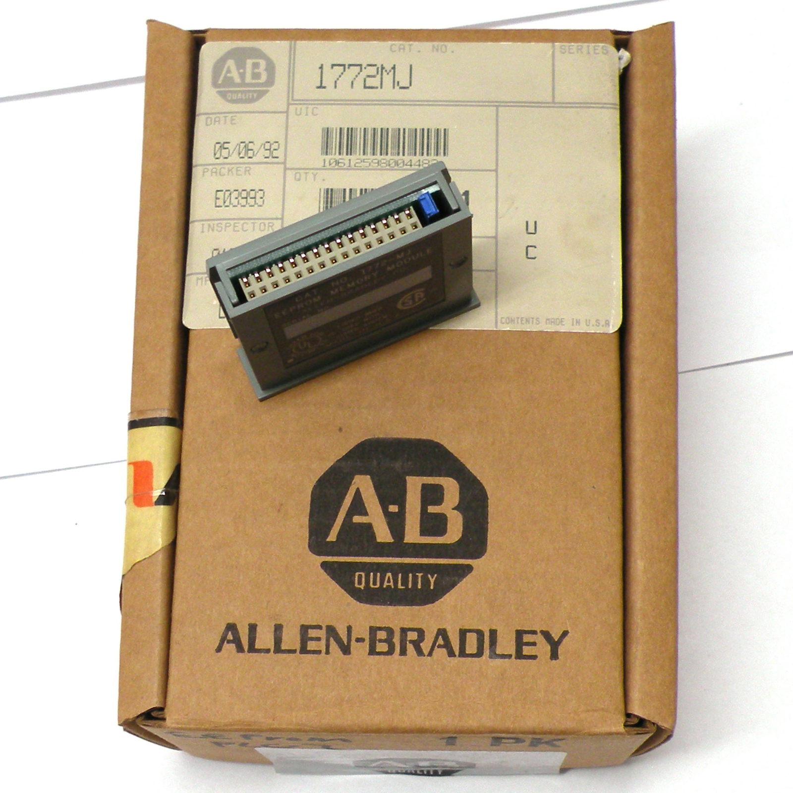 NEW IN BOX Allen Bradley EEPROM Memory Module 1772-MJ