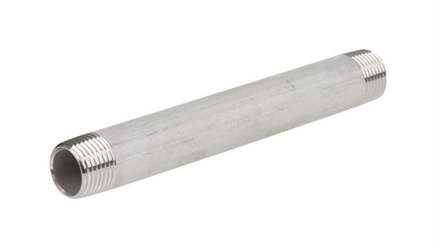 Smith-Cooper 4632101840 Stainless Steel Lead-Free 300 PSI Nipple 1 MPT x 3 L in.