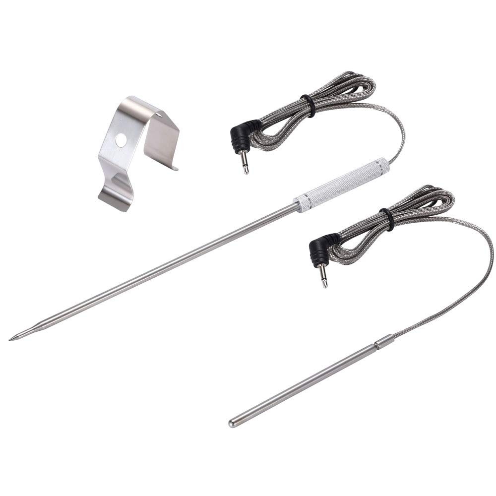 Upgraded Thermpro Probe Replacement Thermopro Meat & Ambient Probe, Silver
