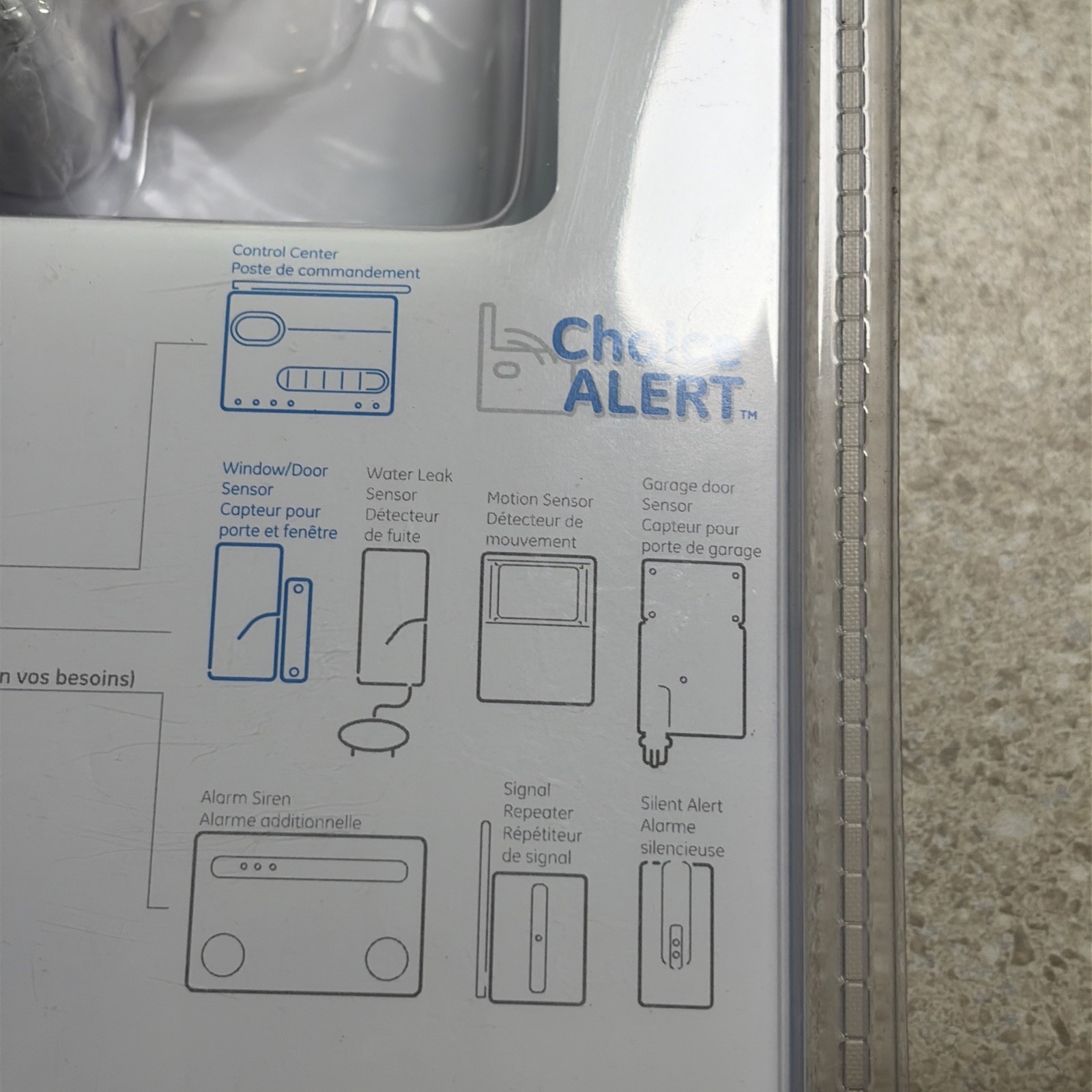 GE Wireless Alarm System Control Center Starter Kit Choice Alert Security New