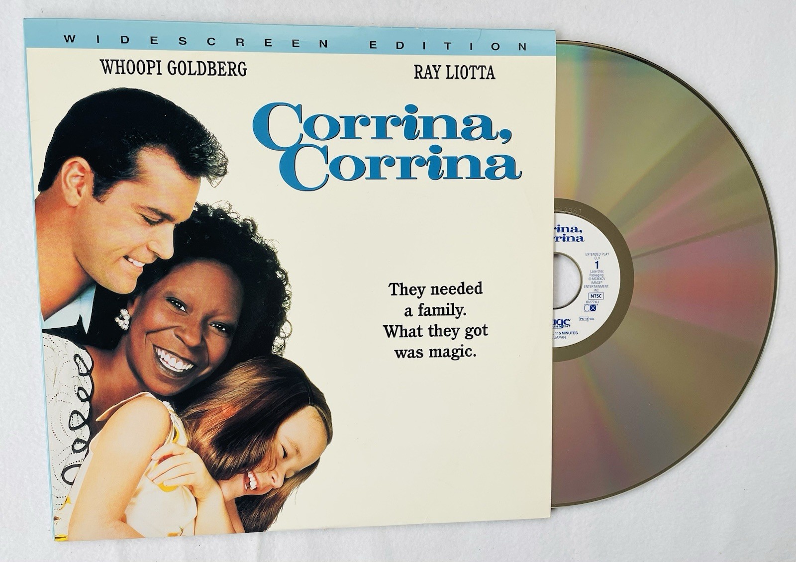 Corrina, Corrina (Whoopi Goldberg, Ray Liotta, 1994) Rom Com Laserdisc LD, VGC