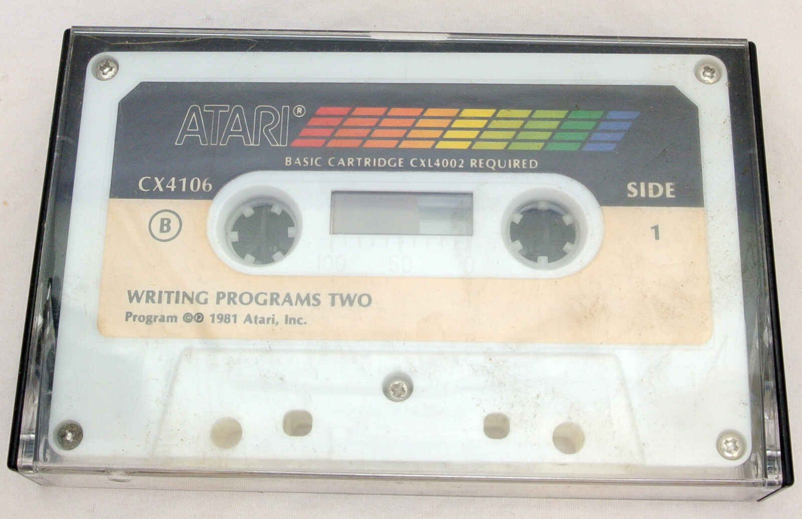 Atari 400/800 Writing Programs II Cassette Tape CX4106 Vintage 1981