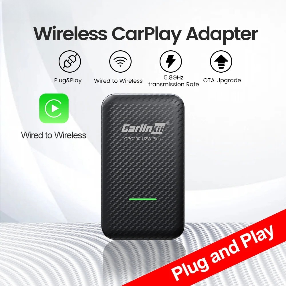 3.0 Wireless CarPlay Adapter forVolvo XC90,XC60,XC40,S90,S60,V90,V60–USB Adapter