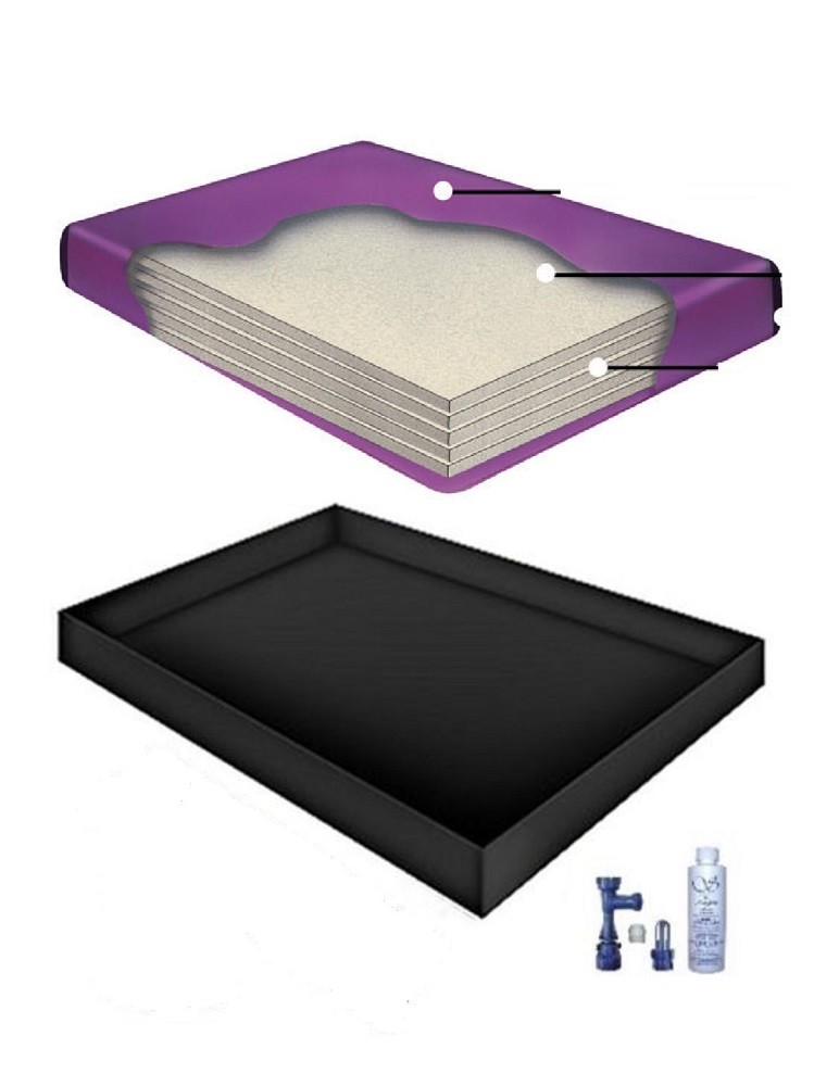 98% WAVELESS WATERBED MATTRESS LINER FILL DRAIN CONDITIONER KIT