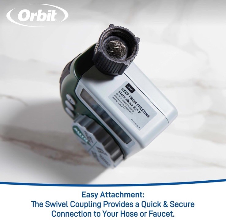C-3. Orbit 62061Z 1-Outlet Programmable Hose Faucet Timer