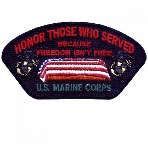 HONOR MARINE CORPS EMBROIDERED PATCH UNITED STATES MILITARY USA PATCHES