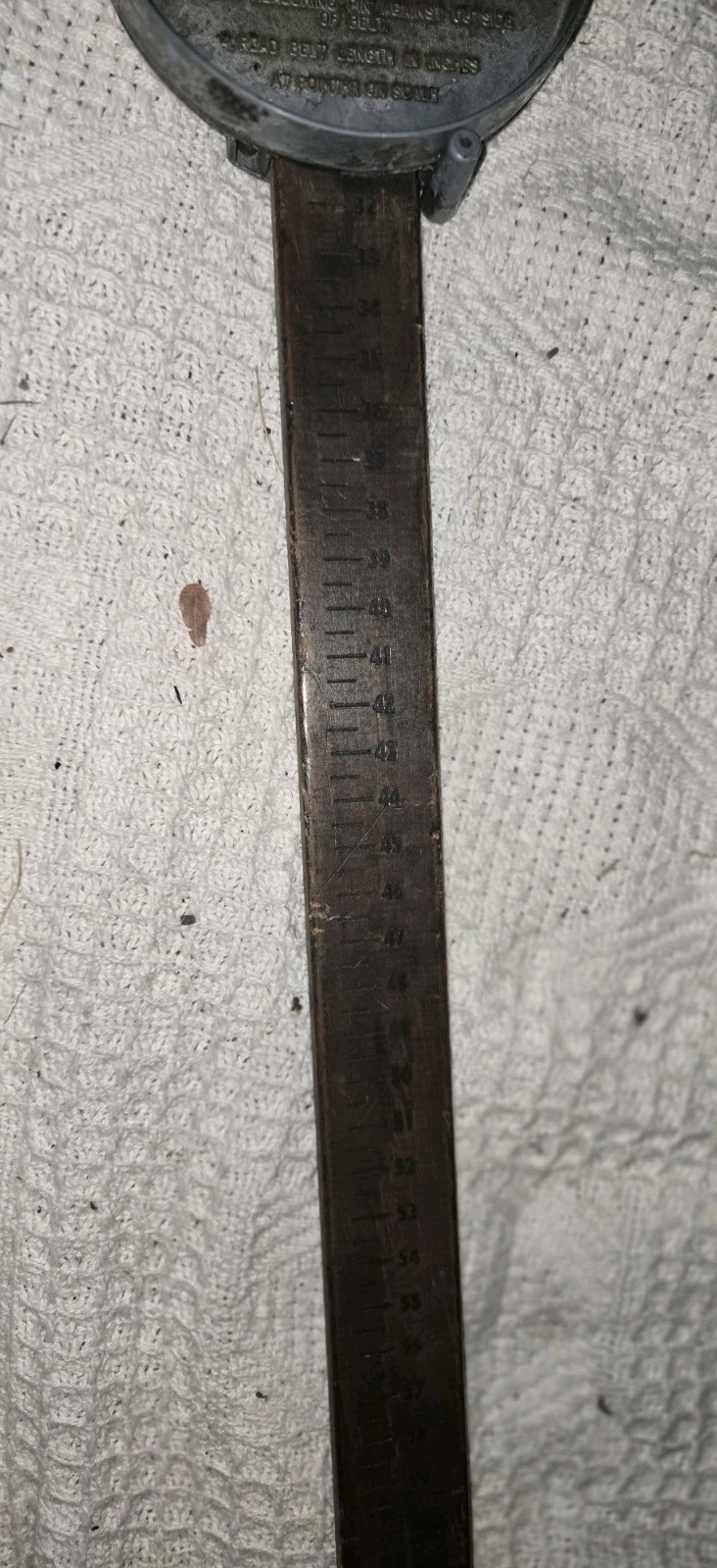 Vintage Gates Belt Length Finder