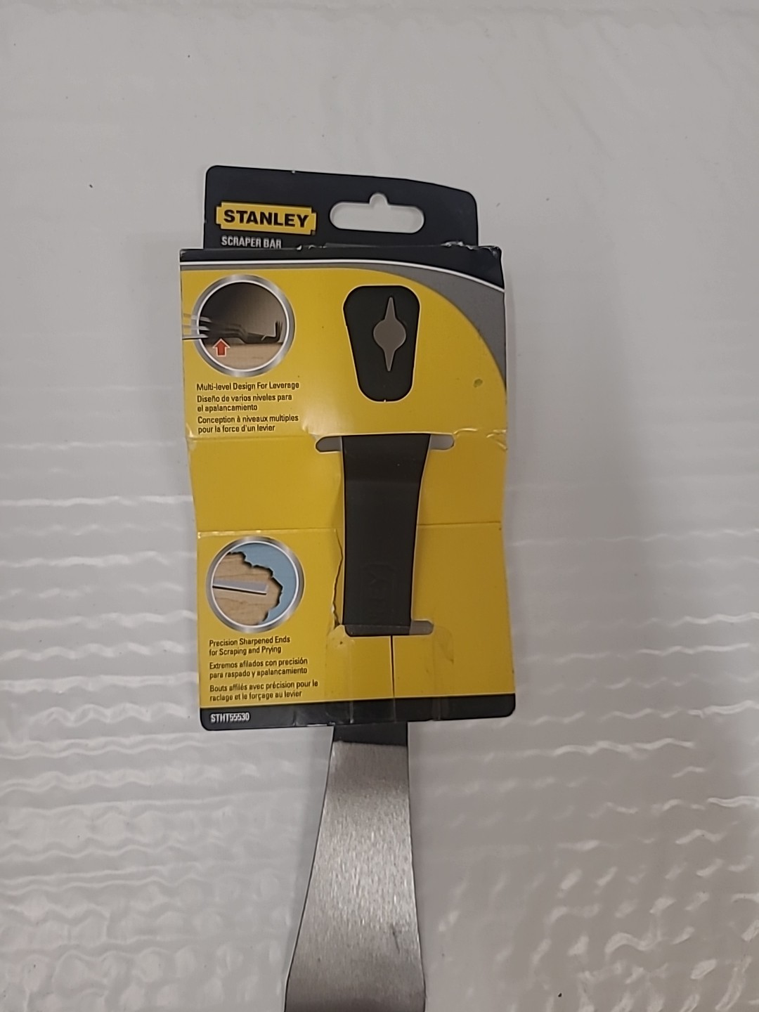 STANLEY STHT55530 Scraper Bars, Nail Puller, 9 in. L, 1-1/2 in. Wide