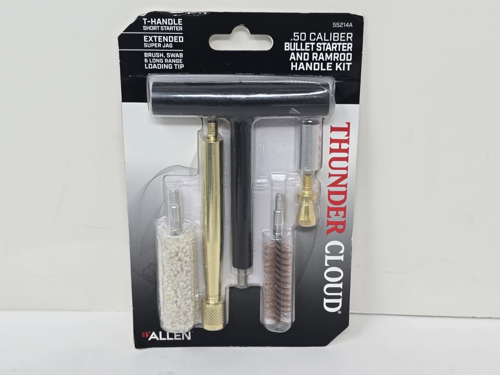 Allen Thunder Cloud .50 Caliber Bullet Starter & Ramrod Handle Kit #55214A - New